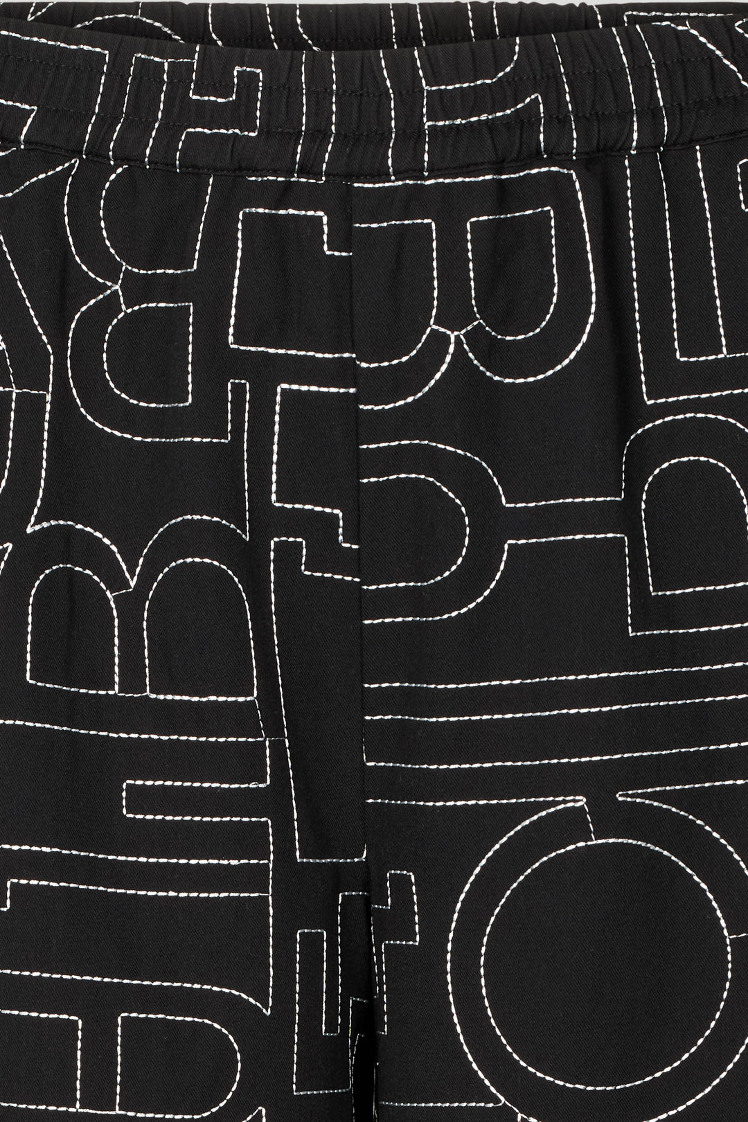 PBO PBOMono bukser TROUSERS Sort