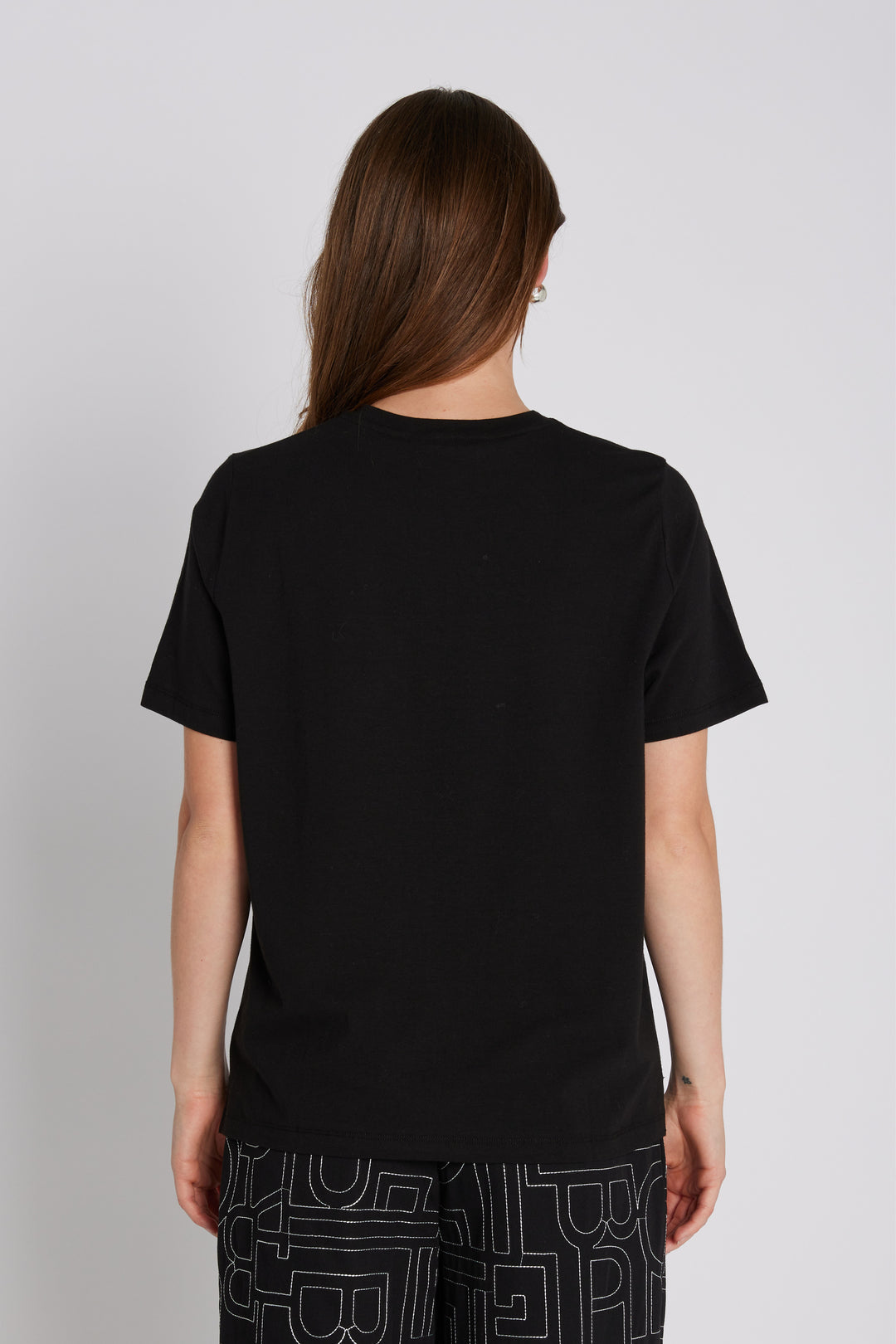 PBO PBOMonogram T-shirt T-SHIRTS Sort