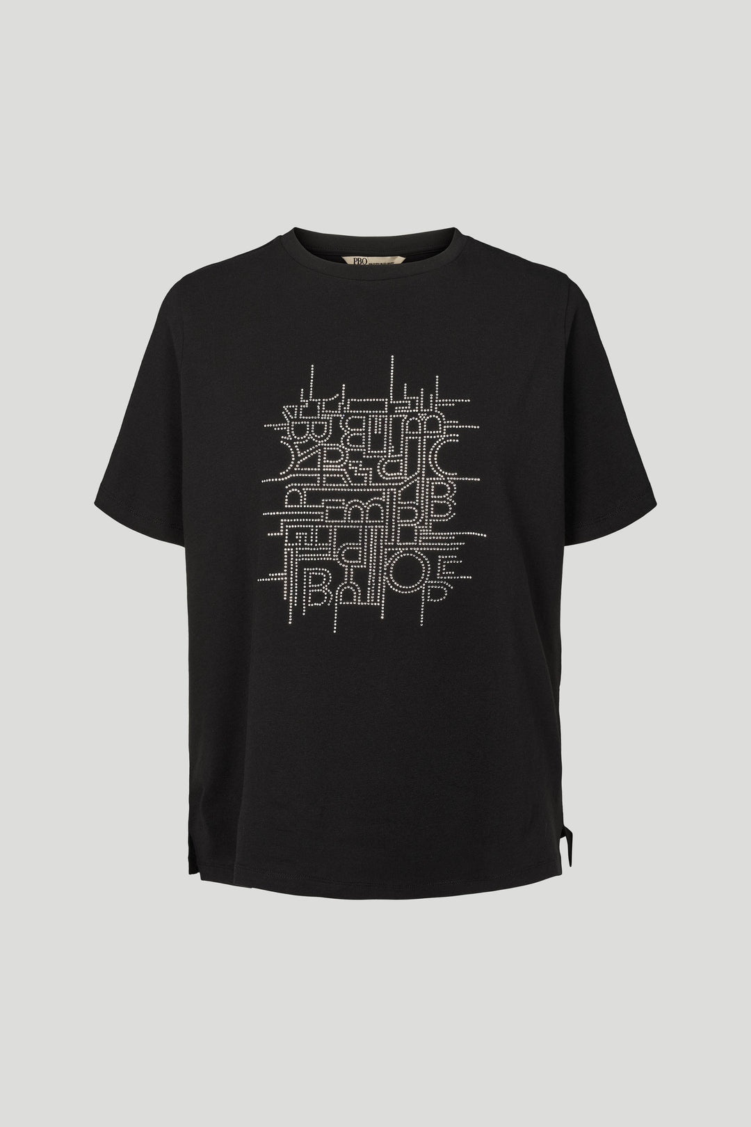 PBO PBOMonogram T-shirt T-SHIRTS Sort