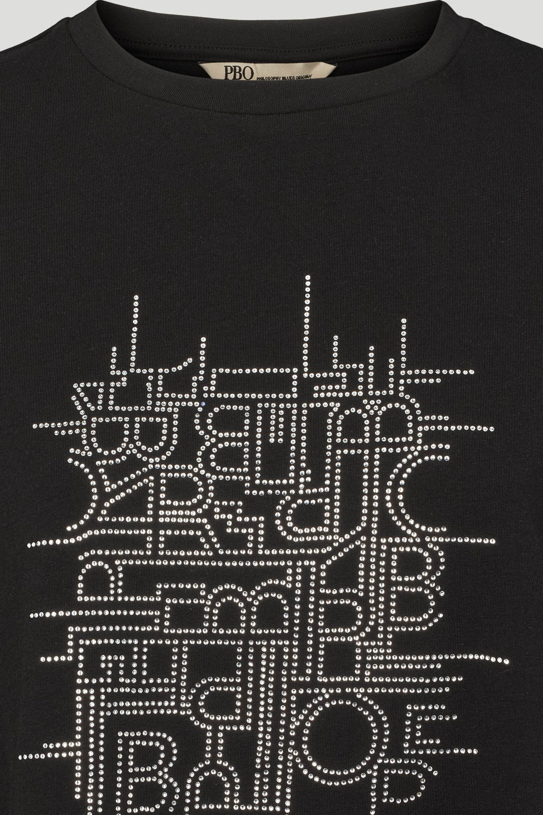 PBO PBOMonogram T-shirt T-SHIRTS Sort