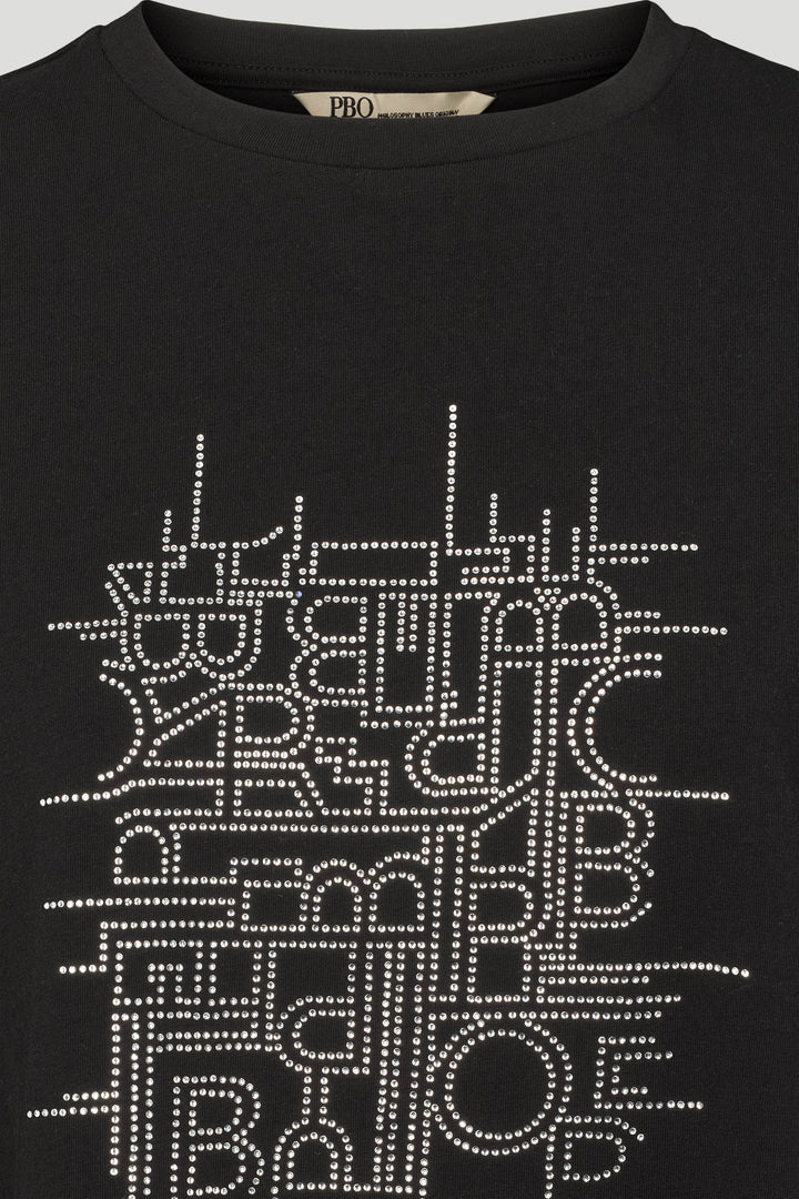 PBO PBOMonogram T-shirt T-SHIRTS Sort