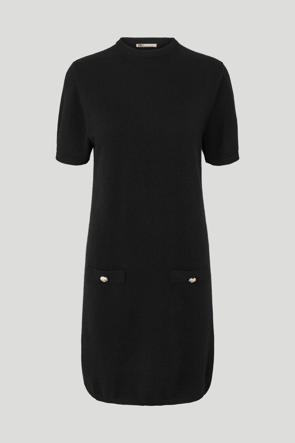 PBO PBOMonti strikkjole KNITWEAR Sort