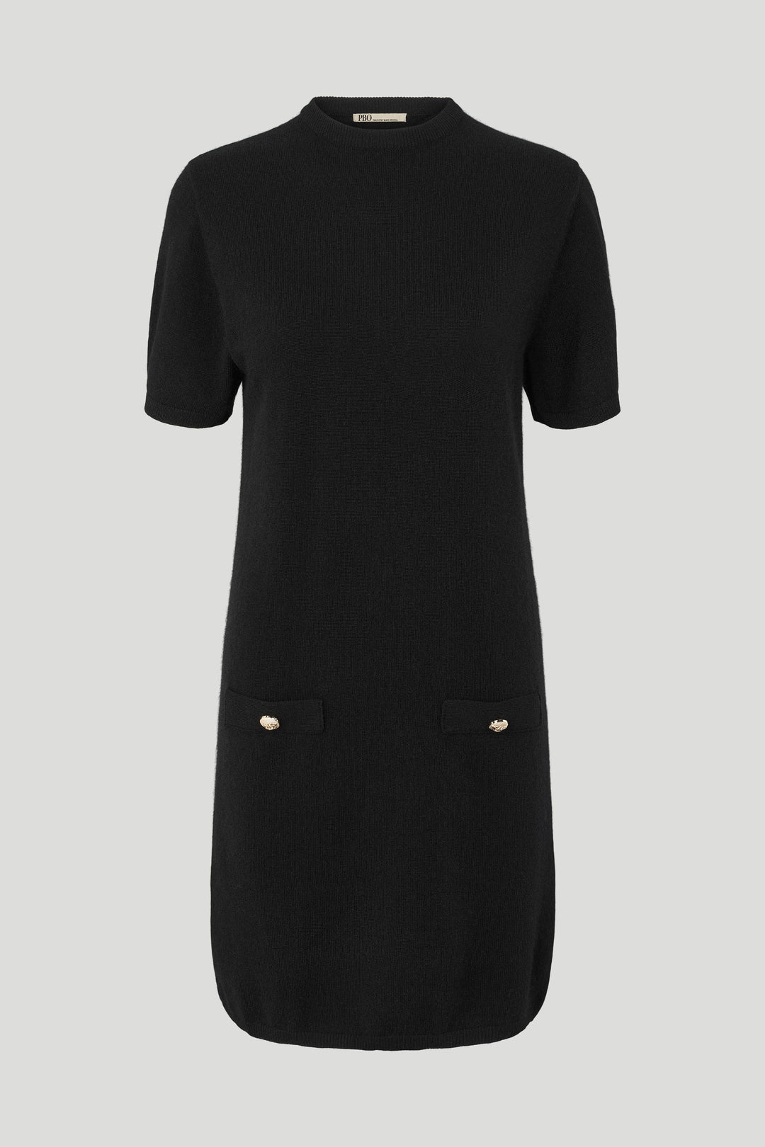 PBO PBOMonti strikkjole KNITWEAR Sort