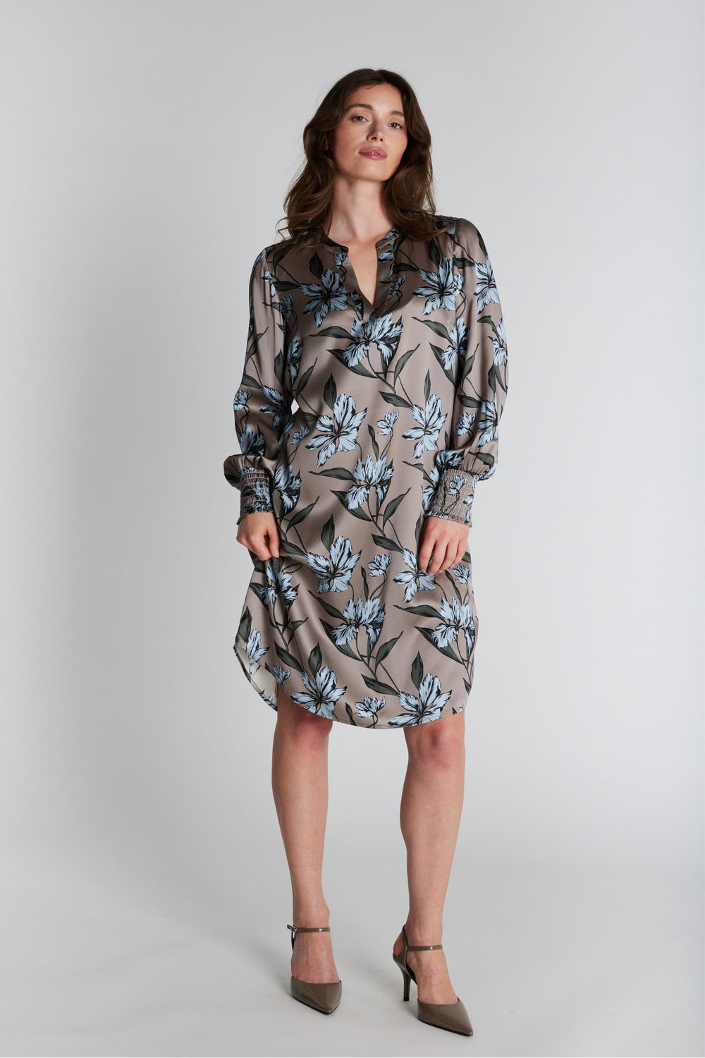 PBO PBONewMarna silkekjole DRESSES 154 Sandstone