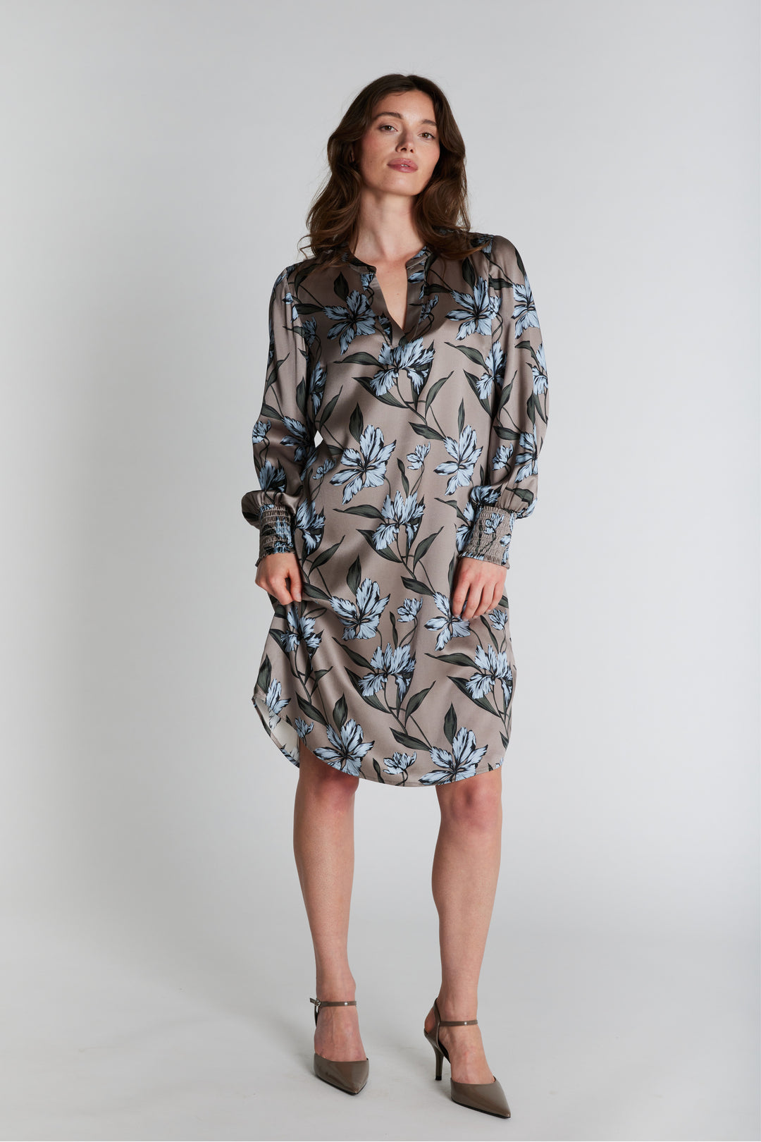 PBO PBONewMarna silkekjole DRESSES 154 Sandstone