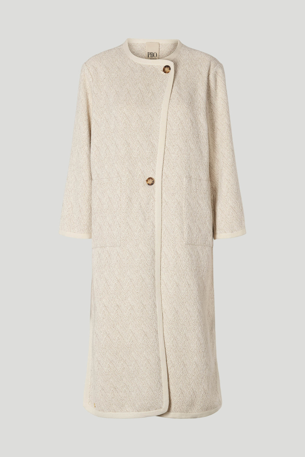 PBO PBONilla frakke OUTERWEAR 899 Sand/Off white