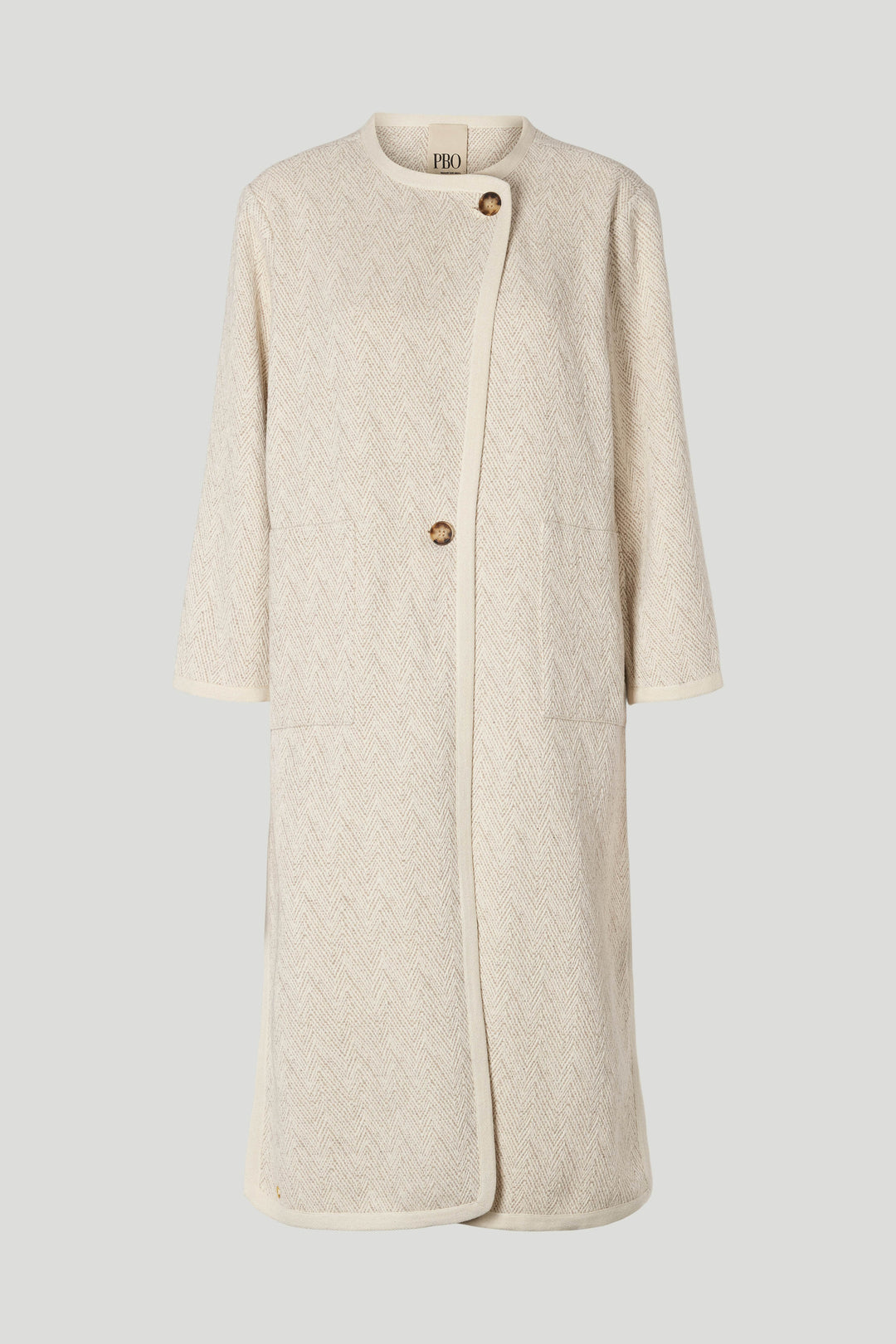 PBO PBONilla frakke OUTERWEAR 899 Sand/Off white