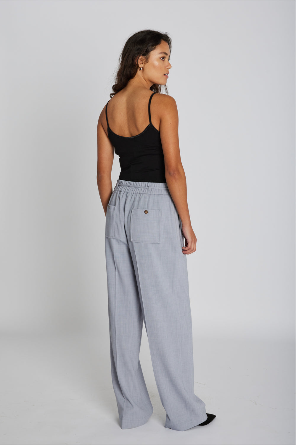 PBO PBONoa bukser TROUSERS 265 Light blue melange