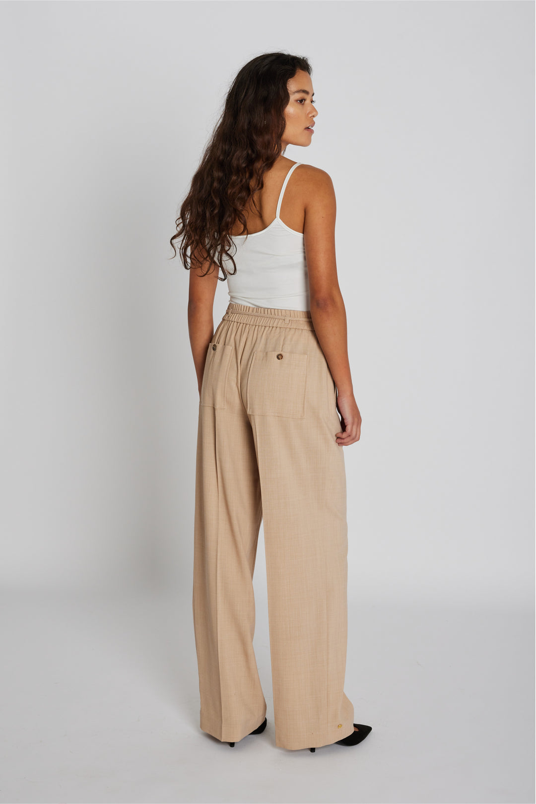 PBO PBONoa bukser TROUSERS 55 Sand melange