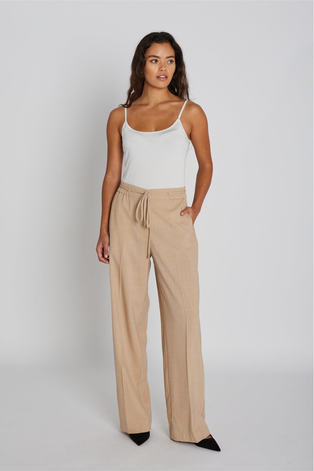 PBO PBONoa bukser TROUSERS 55 Sand melange