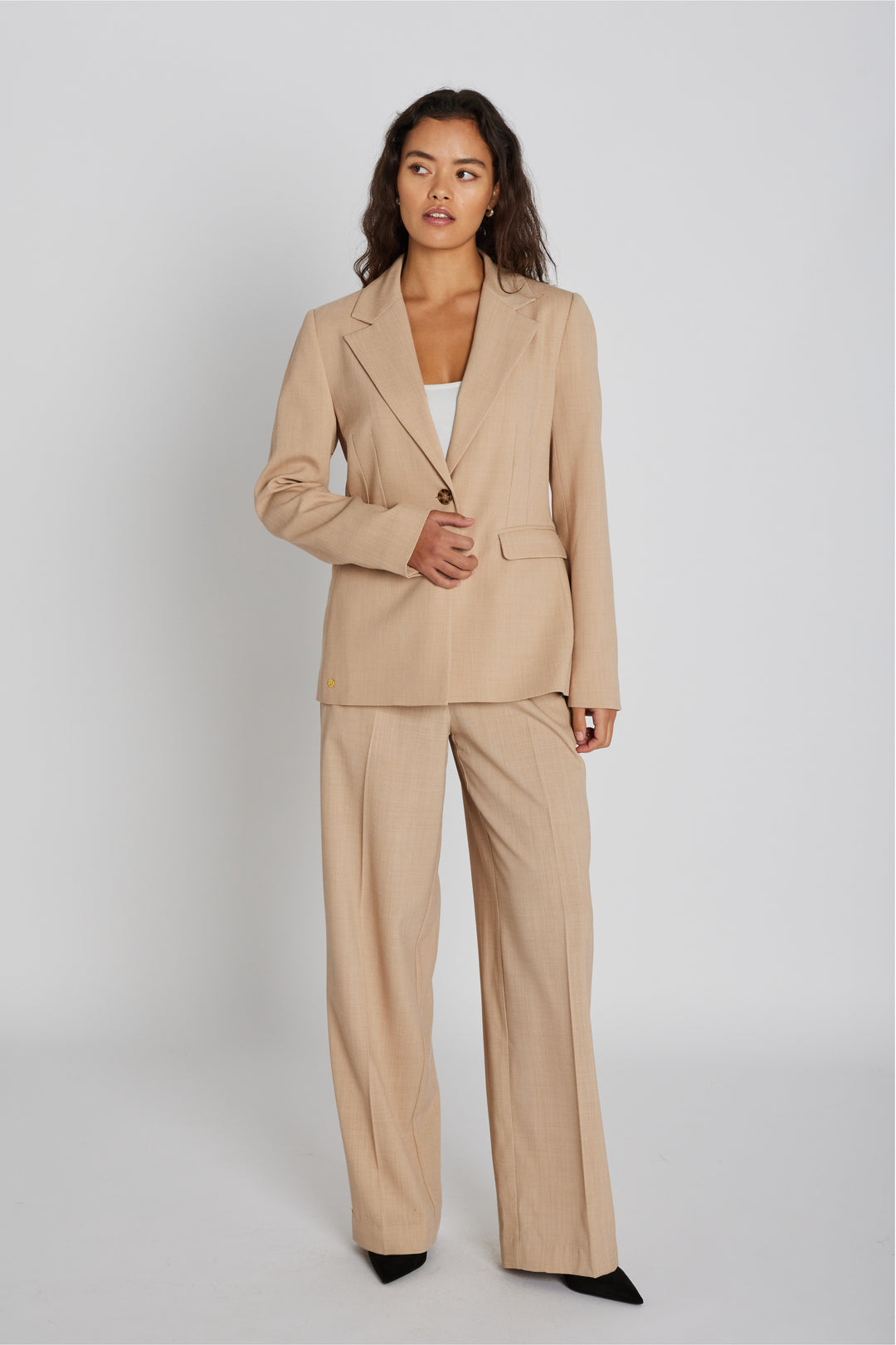 PBO PBONoa bukser TROUSERS 55 Sand melange