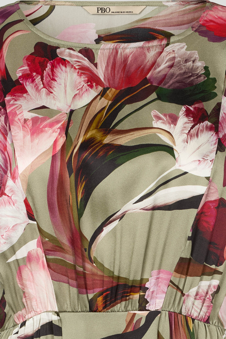 PBO PBONorring kjole DRESSES 835 Army mix