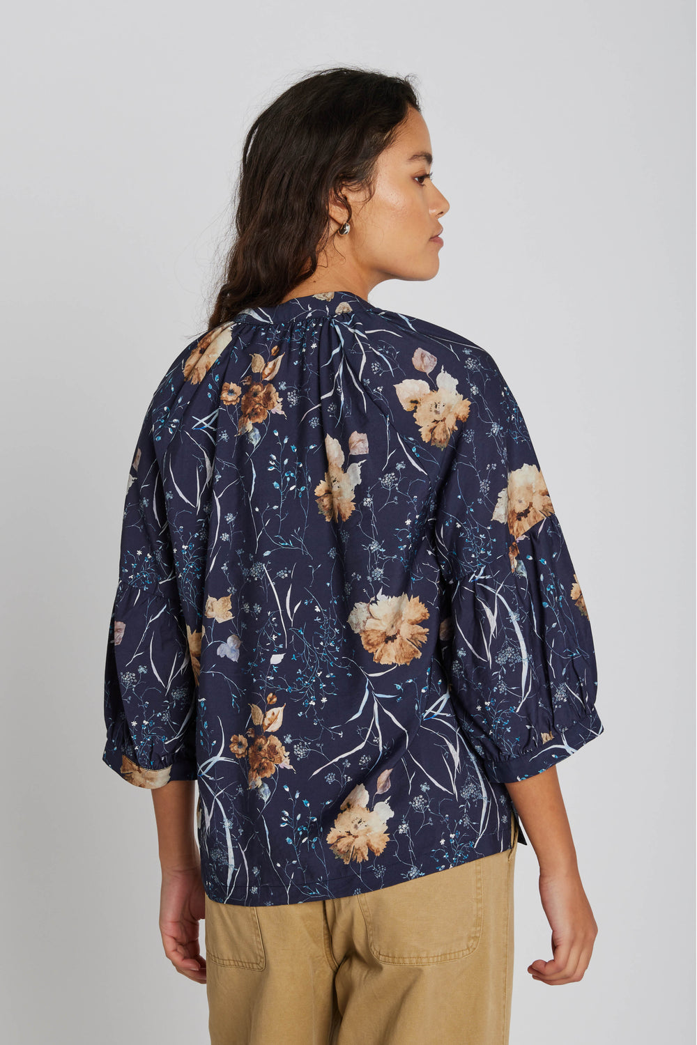 PBO PBONovella bluse BLOUSE 837 Dark flower