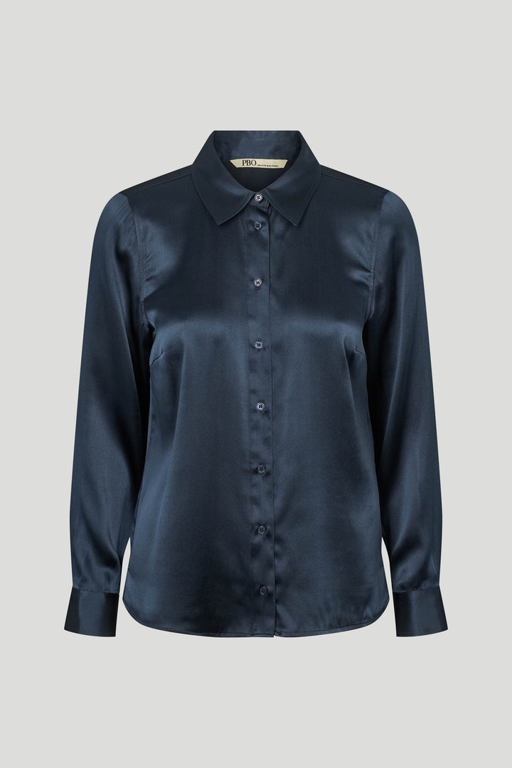 PBO PBOOlino skjorte SHIRTS 30 Navy