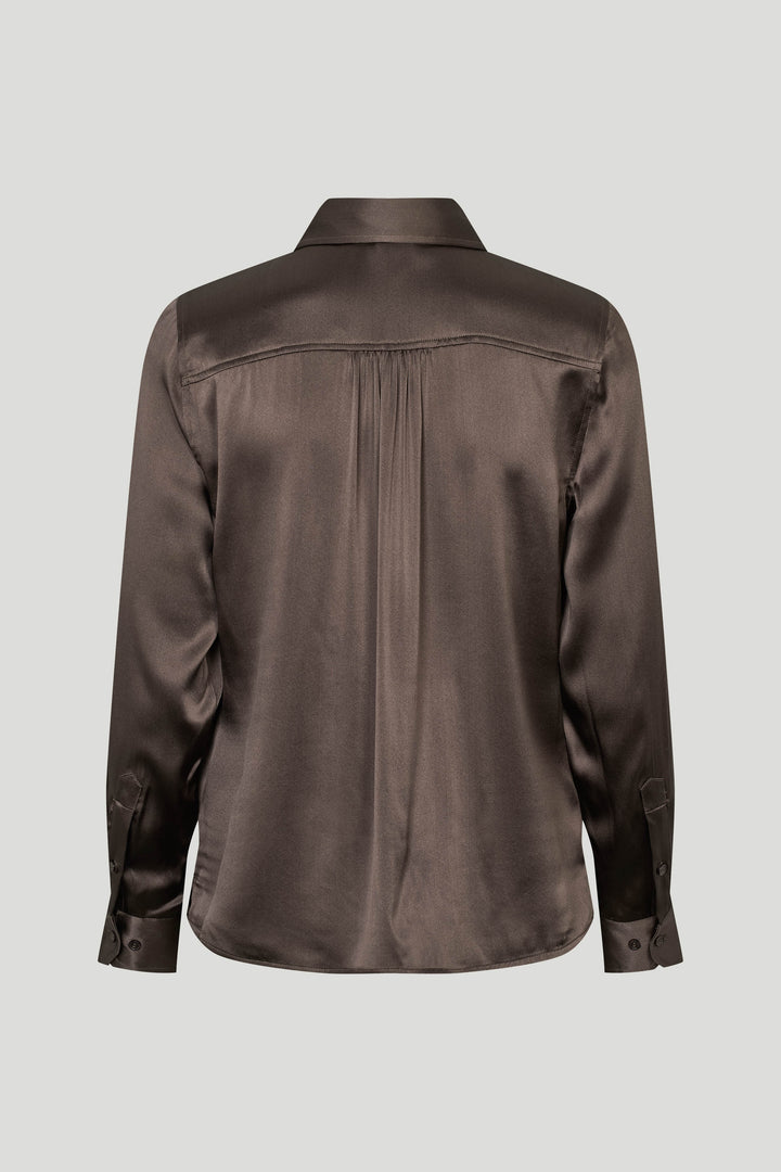 PBO PBOOlino skjorte SHIRTS 698 Smoke