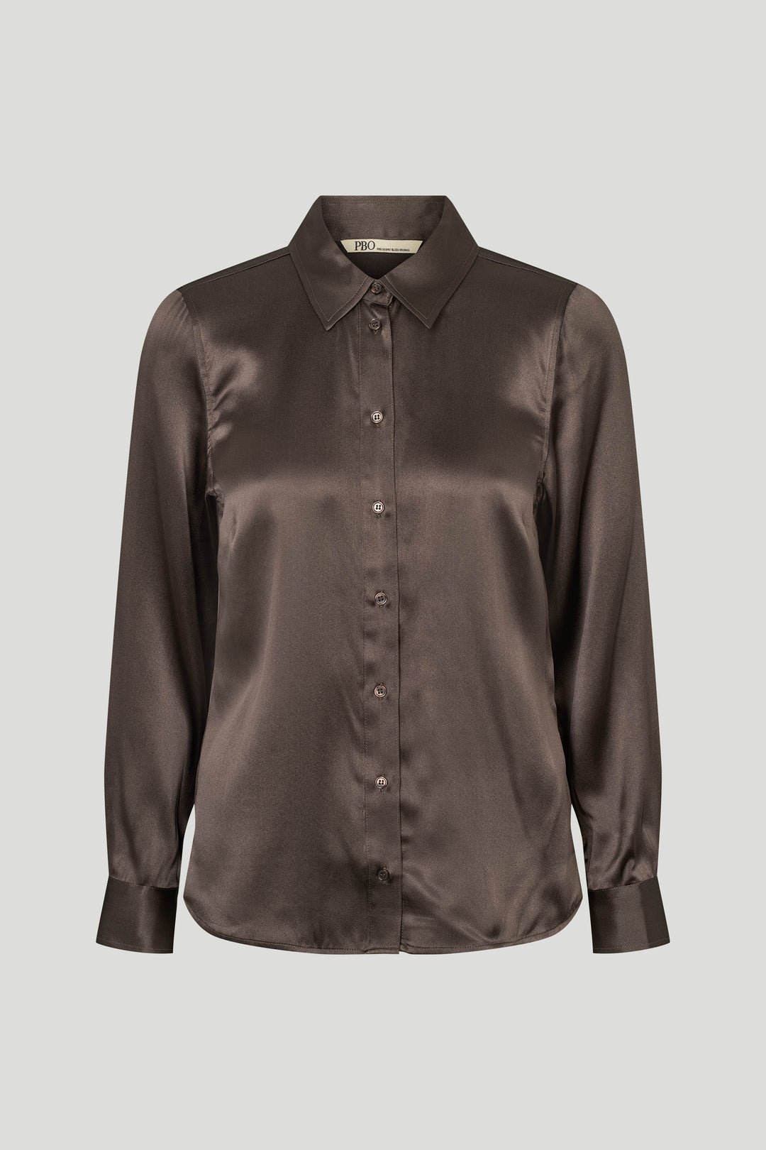 PBO PBOOlino skjorte SHIRTS 698 Smoke