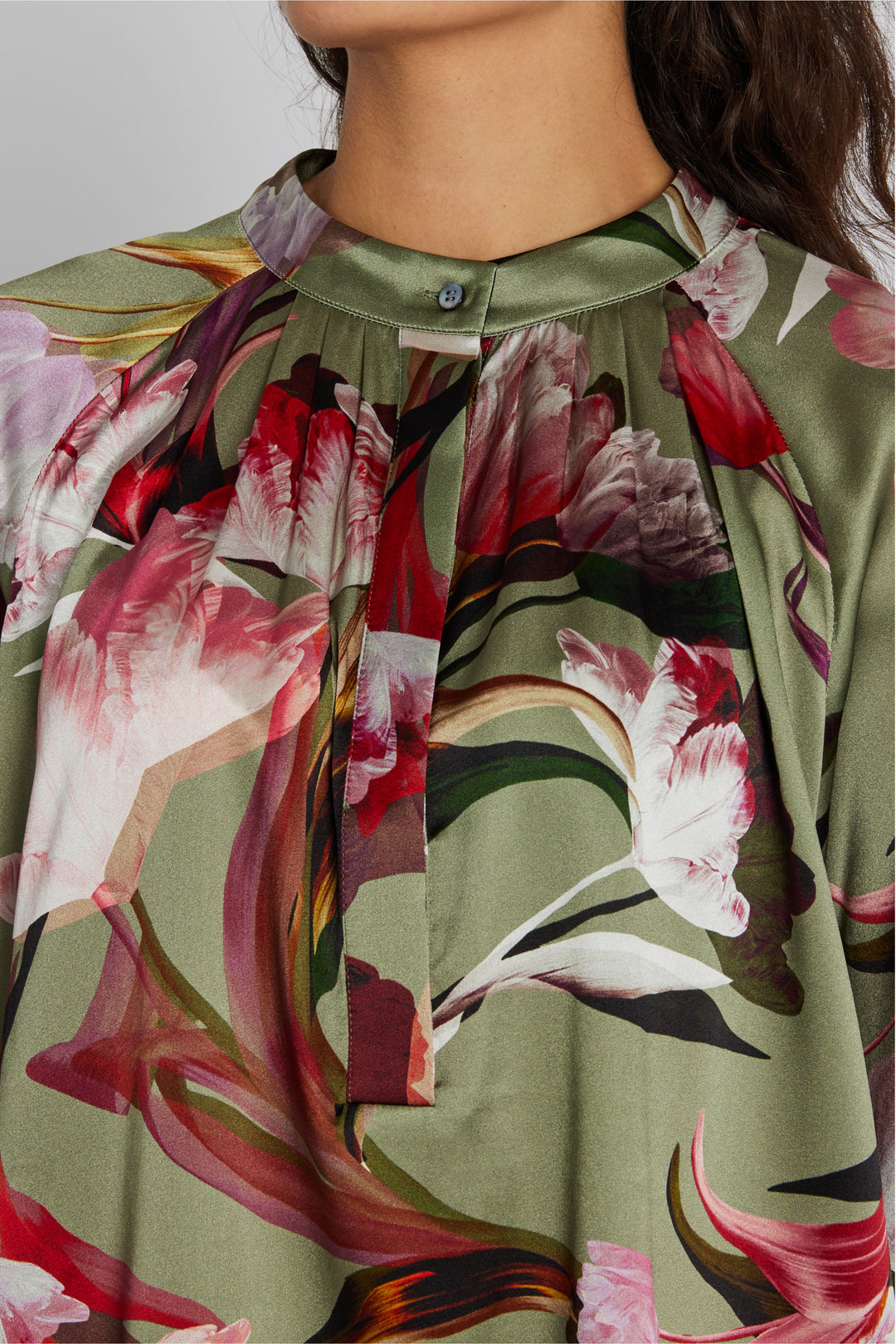 PBO PBOOpala bluse BLOUSE 835 Army mix