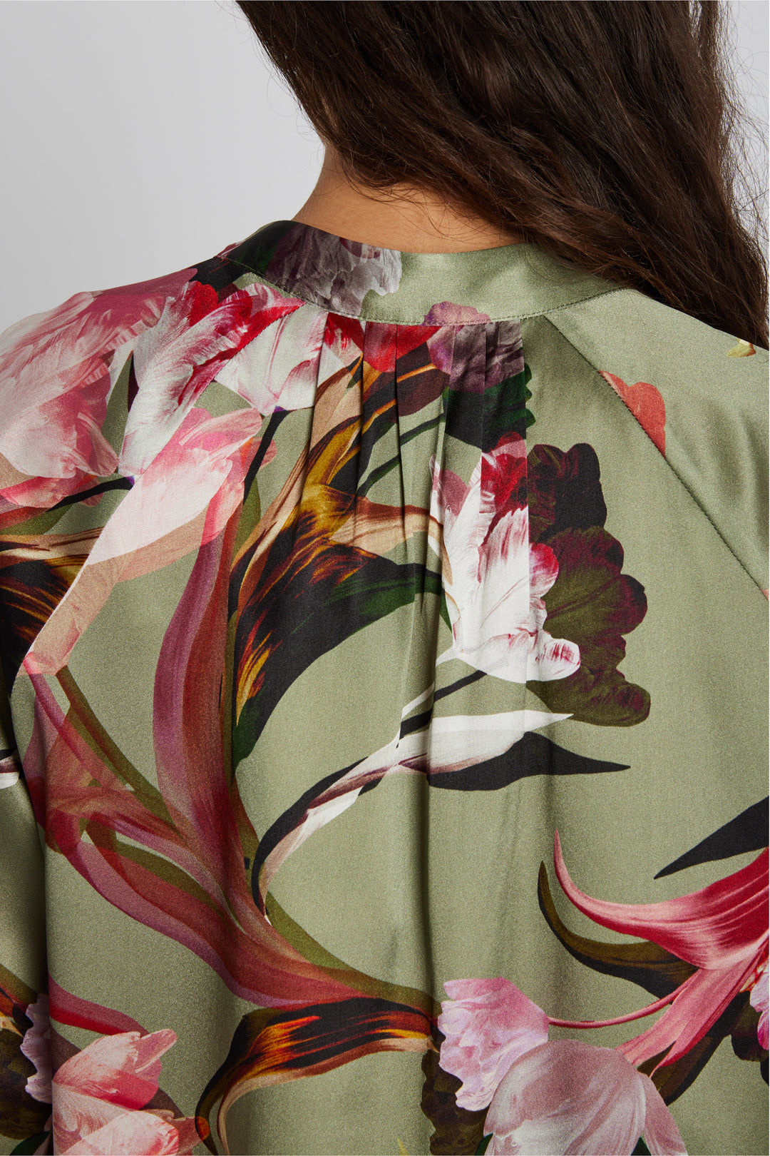 PBO PBOOpala bluse BLOUSE 835 Army mix