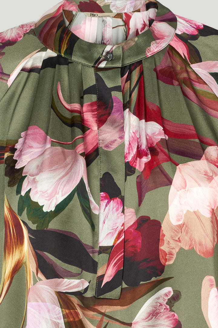 PBO PBOOpala bluse BLOUSE 835 Army mix