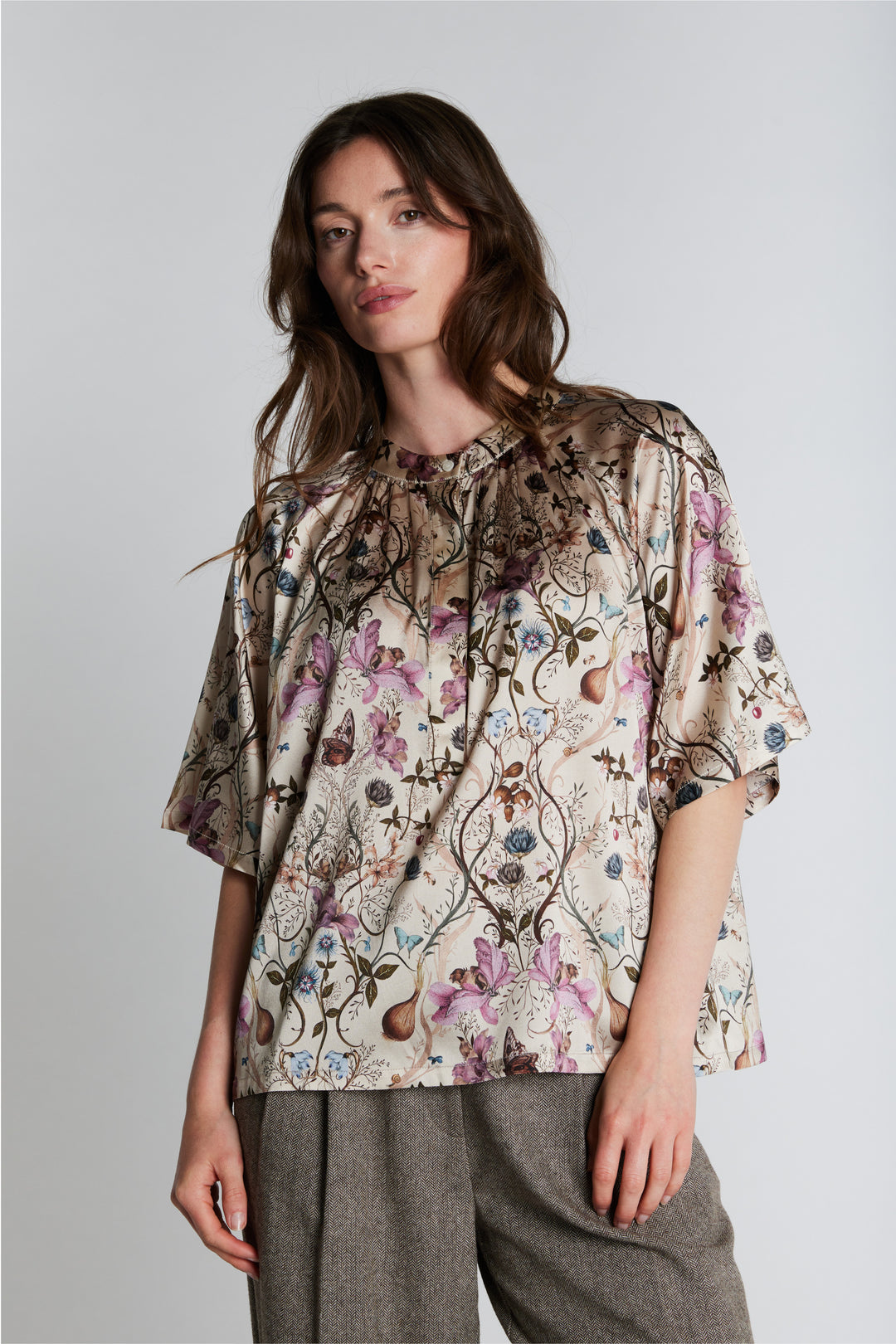 PBO PBOOpala silkebluse BLOUSE 140 Champagne