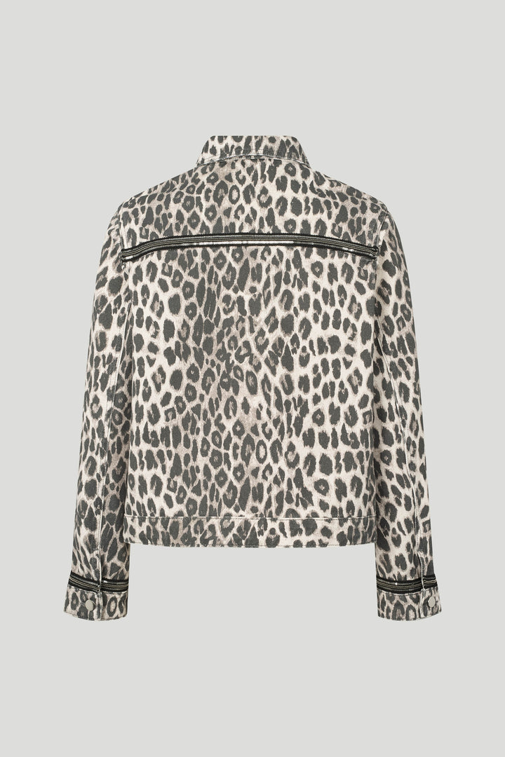 PBO PBOOva jakke OUTERWEAR 906 Grey leopard