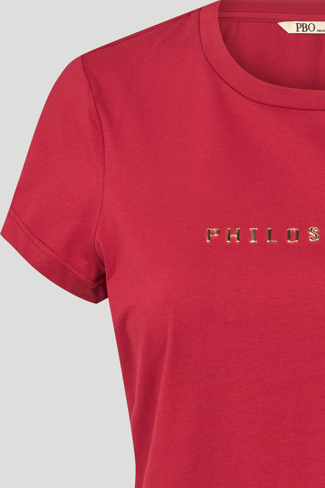 PBO PBOPhilosopher Kortærmet T-shirt T-SHIRTS 766 Rosewood