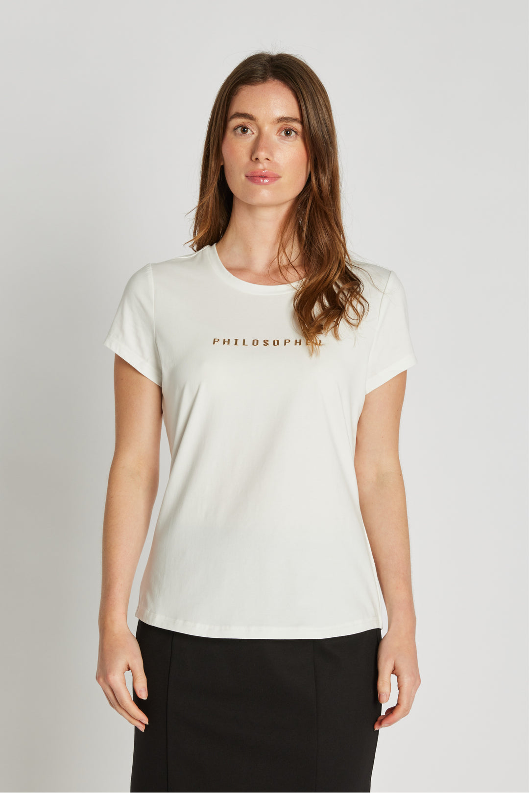 PBO PBOPhilosopher Kortærmet T-shirt T-SHIRTS 101 Star white