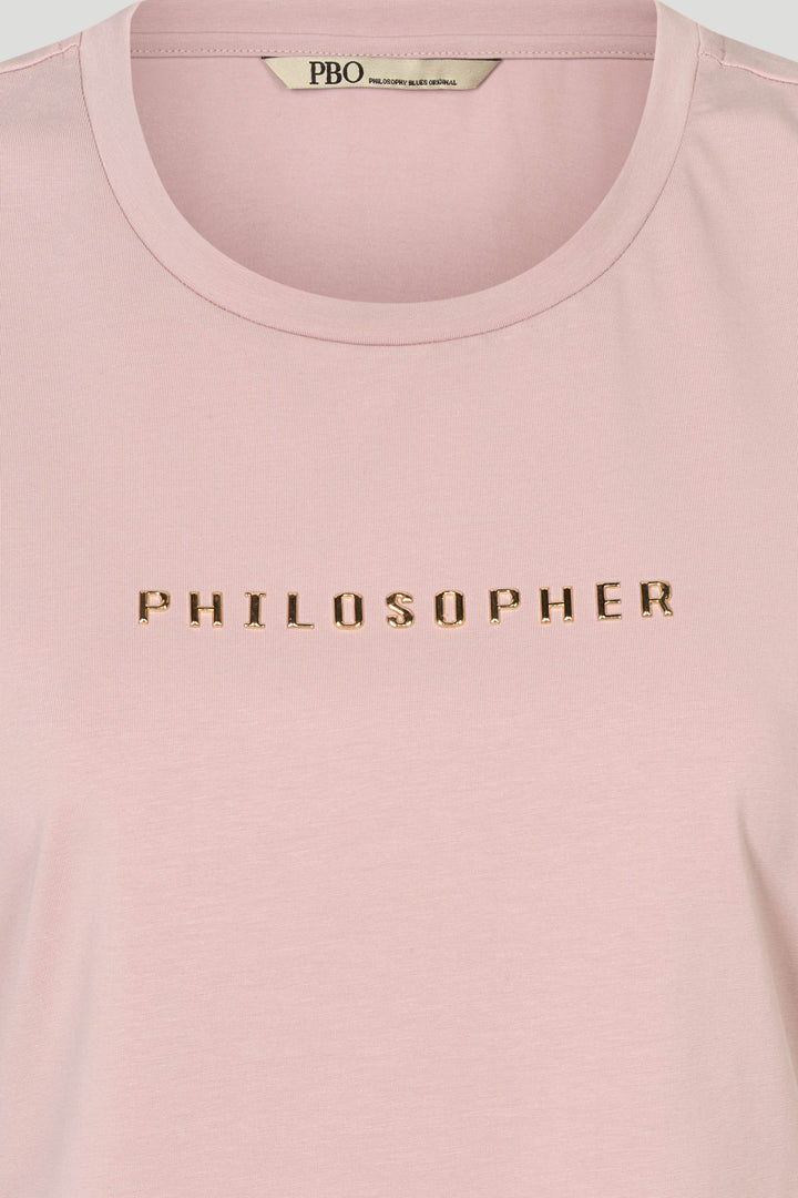 PBO PBOPhilosopher Kortærmet T-shirt T-SHIRTS 351 Wild orchid