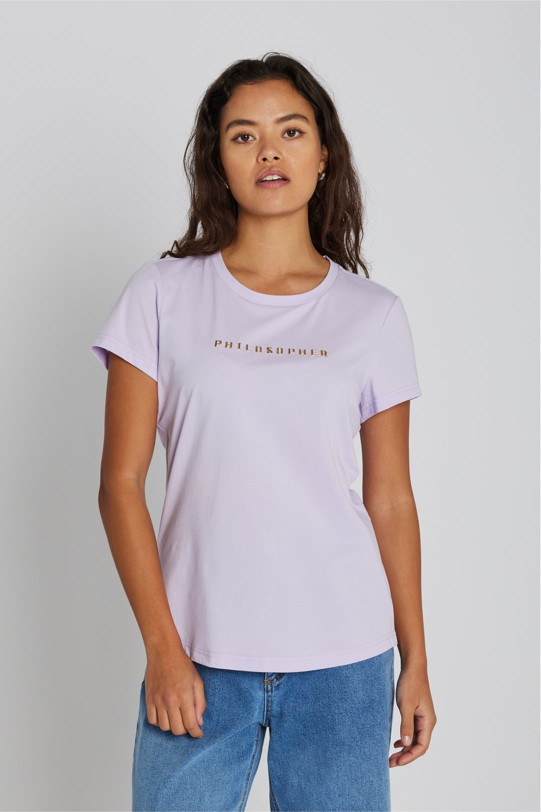 PBO PBOPhilosopher kortærmet T-shirt T-SHIRTS 332 Pastel lilac