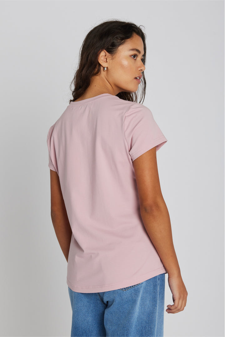 PBO PBOPhilosopher kortærmet T-shirt T-SHIRTS 95 Dusty rose