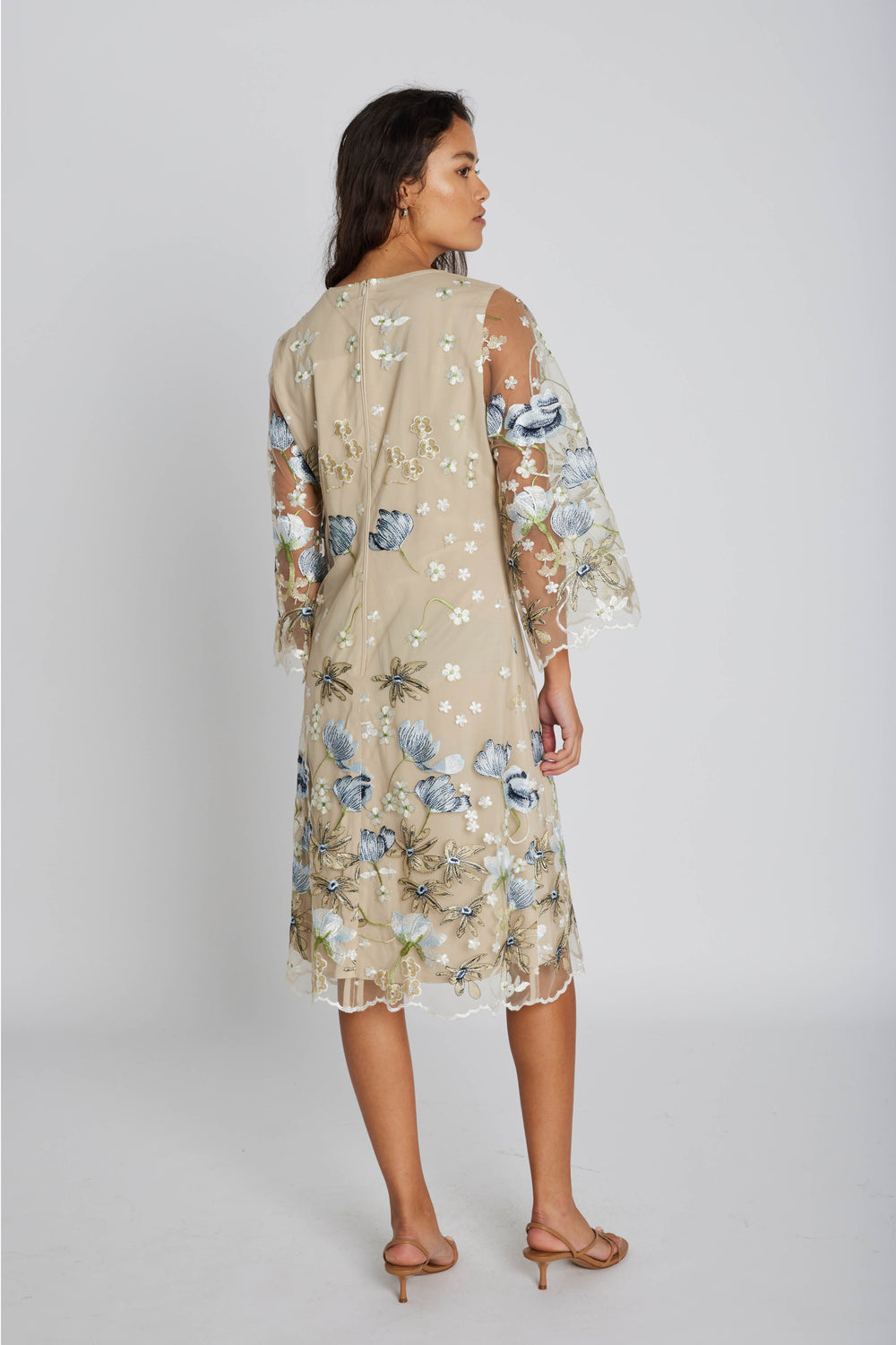 PBO PBOPoppy kjole DRESSES 877 Flower embroidery