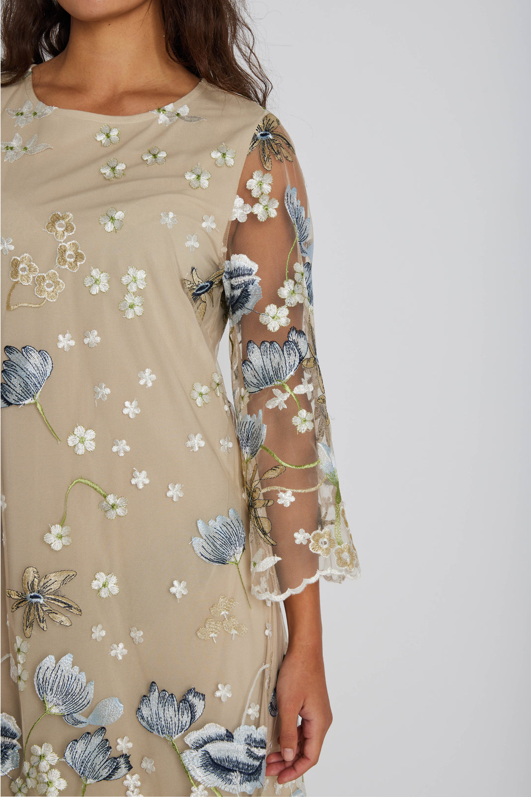 PBO PBOPoppy kjole DRESSES 877 Flower embroidery