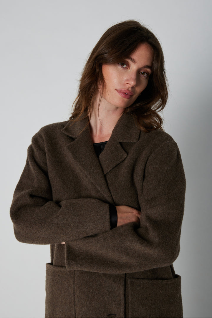 PBO PBORamona frakke OUTERWEAR 15 Walnut