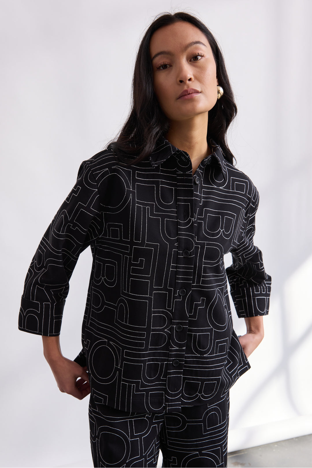 PBO PBORao skjorte SHIRTS Sort