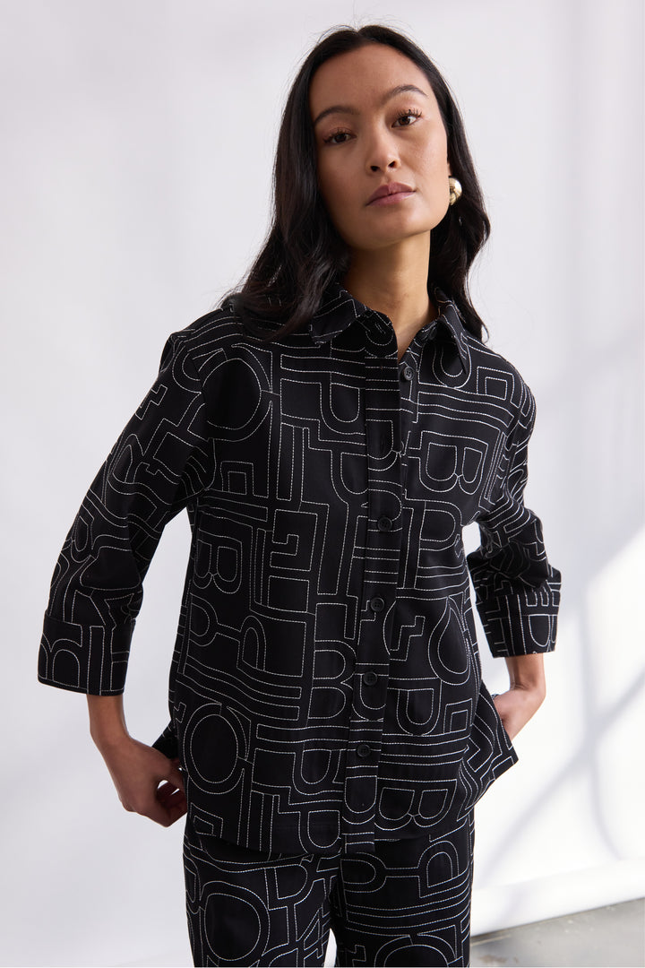 PBO PBORao skjorte SHIRTS Sort