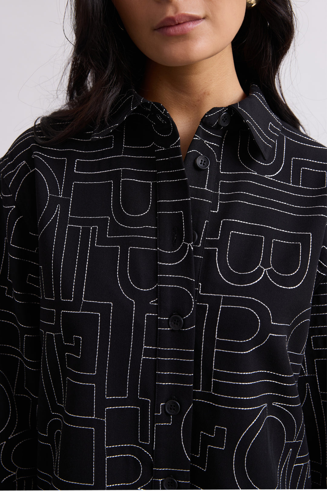 PBO PBORao skjorte SHIRTS Sort