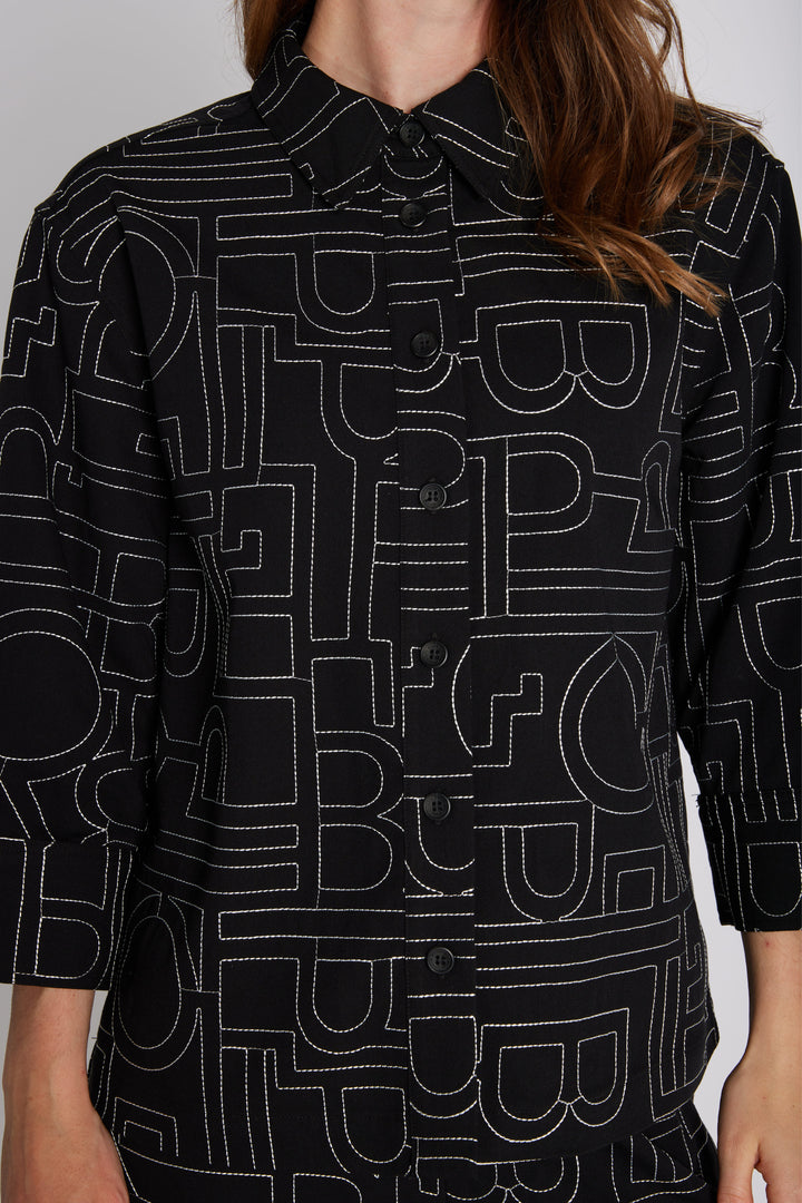 PBO PBORao skjorte SHIRTS Sort