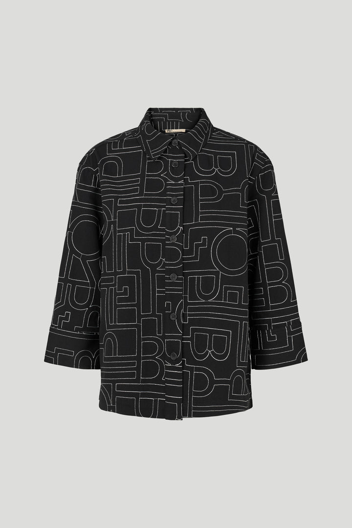 PBO PBORao skjorte SHIRTS Sort