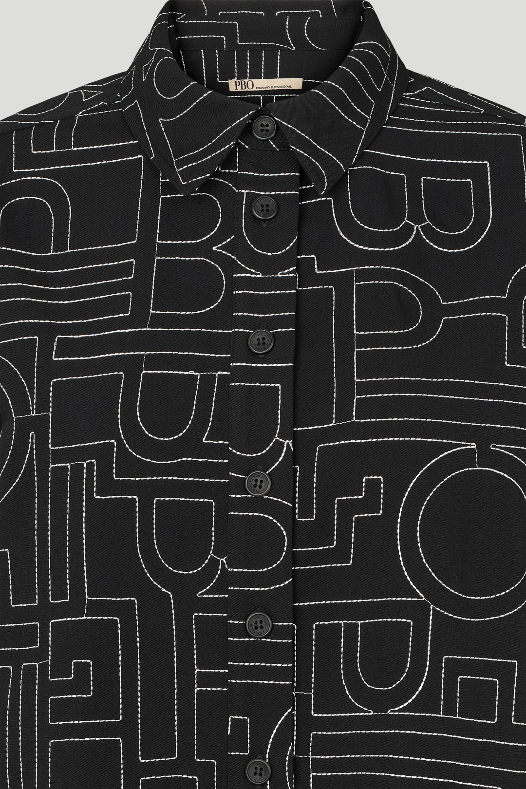 PBO PBORao skjorte SHIRTS Sort