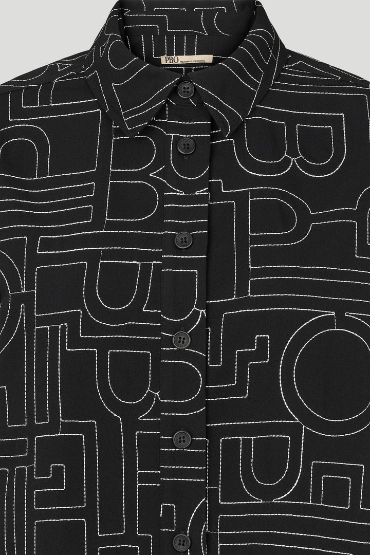 PBO PBORao skjorte SHIRTS Sort