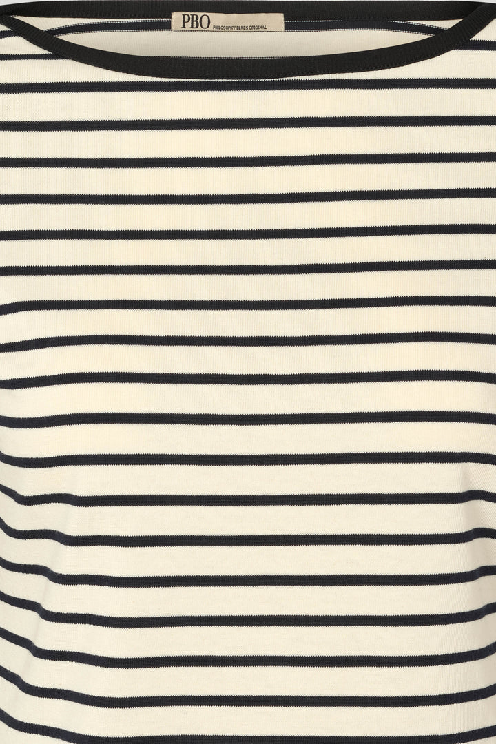 PBO PBORine bluse BLOUSE 925 Off white/Navy