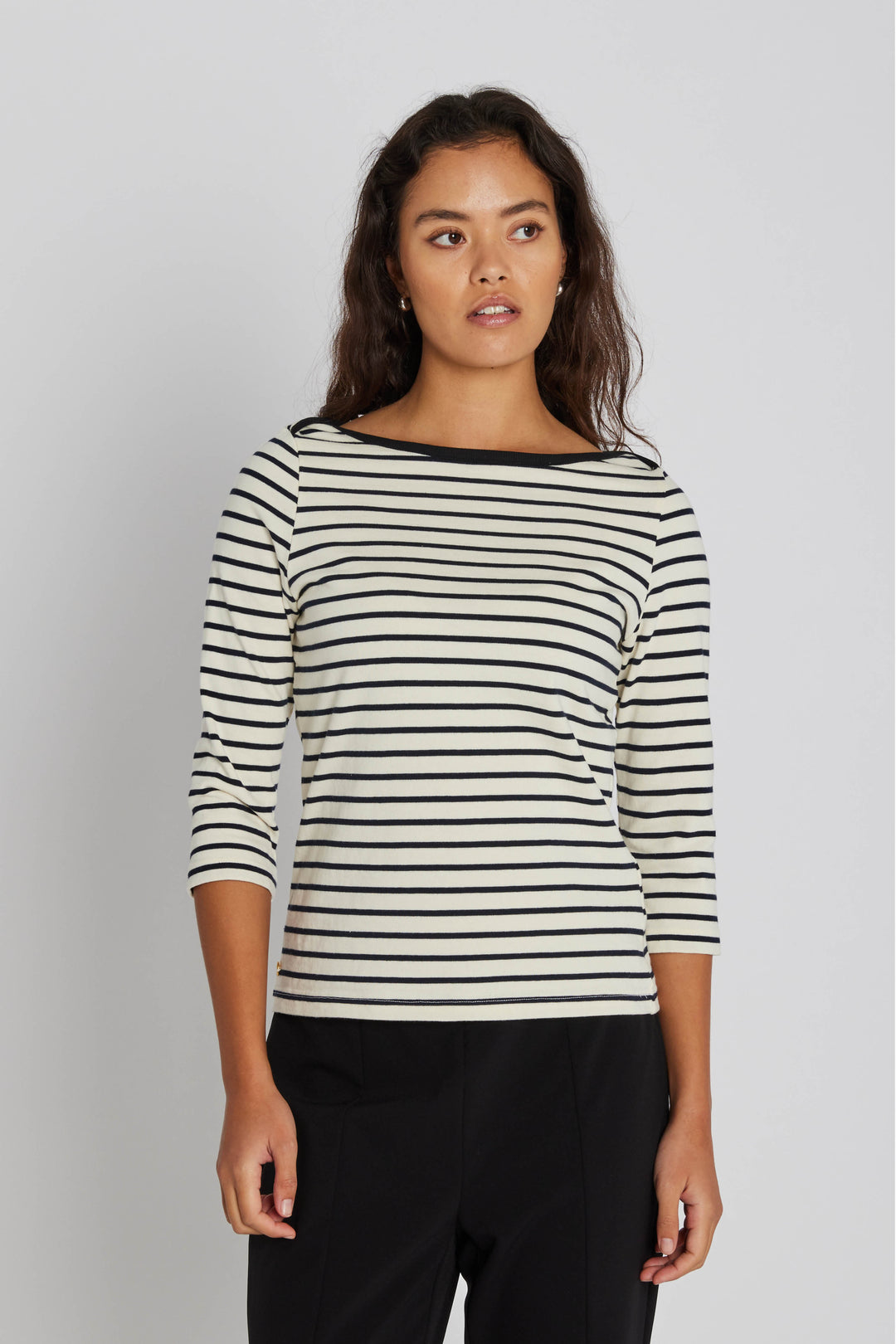 PBO PBORine bluse BLOUSE 925 Off white/Navy