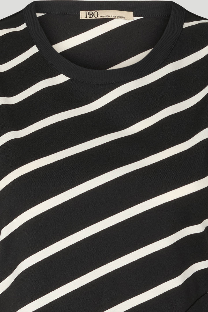 PBO PBORosalba kjole DRESSES 962 Black/Off white