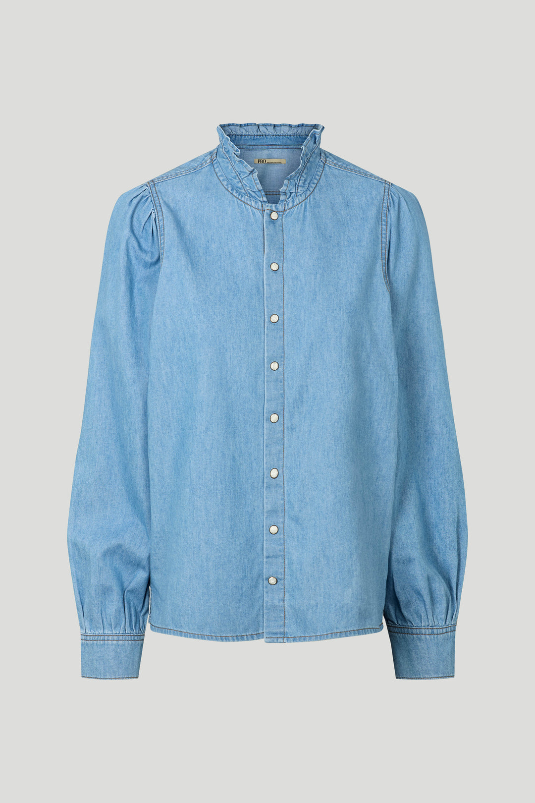 PBO PBORumo skjorte SHIRTS 200 Blue denim