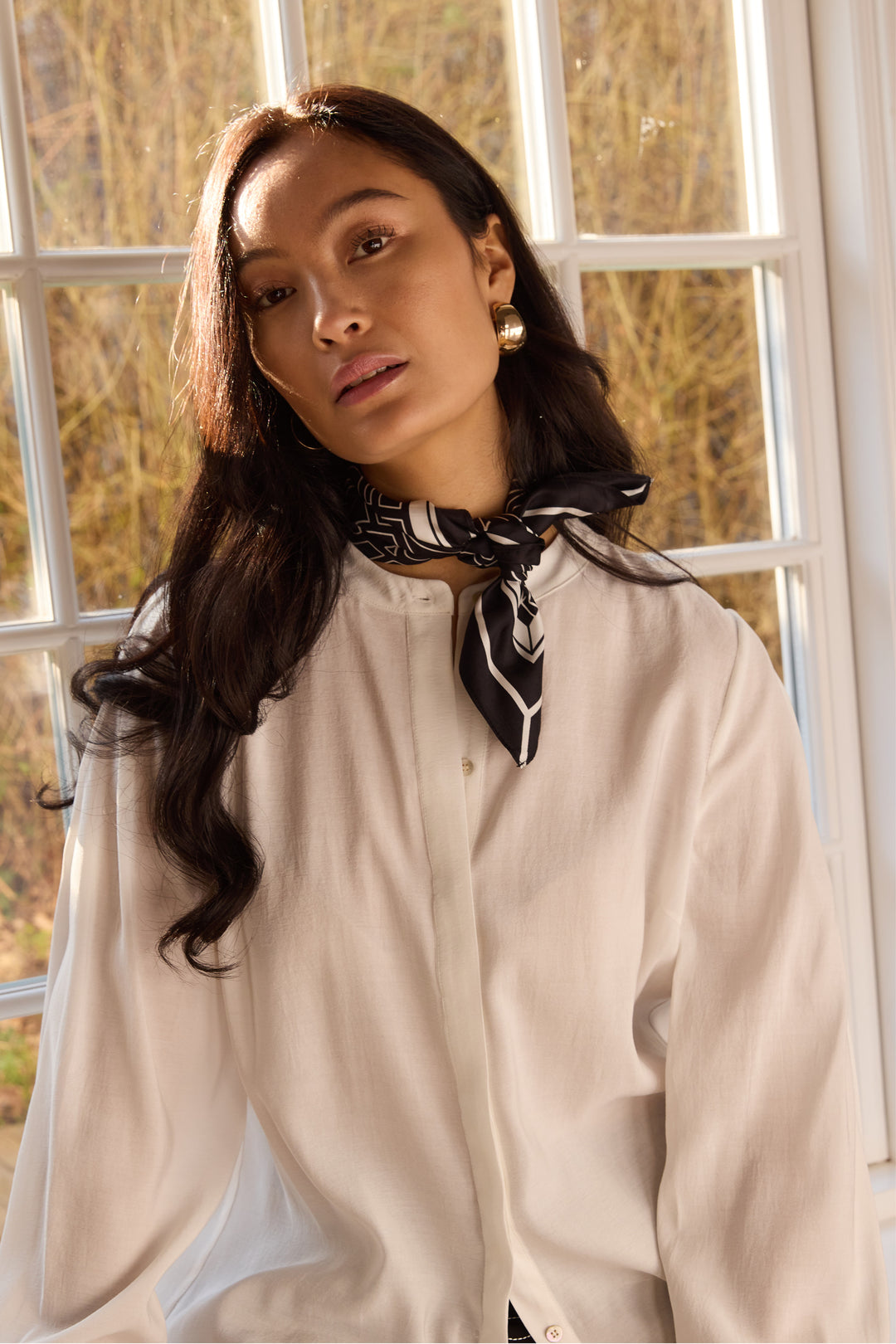 PBO PBOScarf, lille ACCESSORIES 950 Black/White