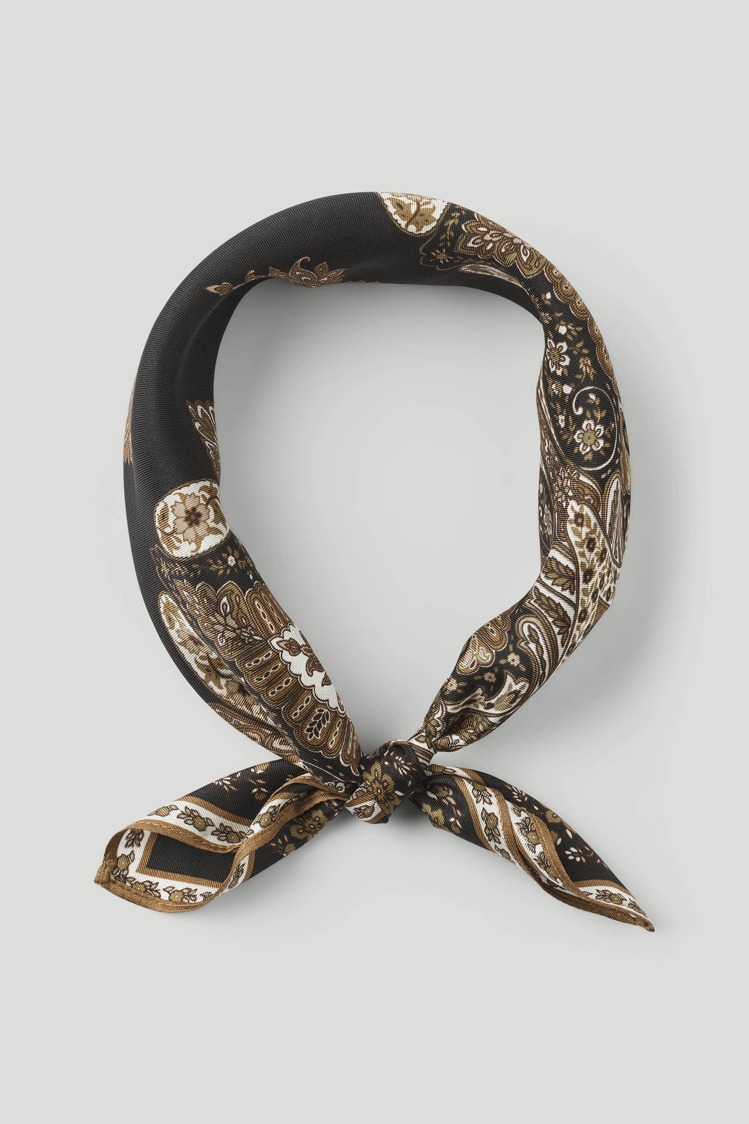 PBO PBOScarf silke, lille ACCESSORIES Sort