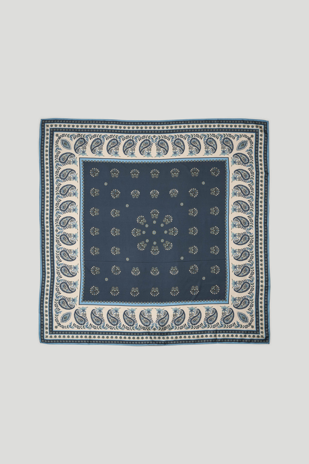 PBO PBOScarf silketørklæde, large ACCESSORIES 894 Black/Blue