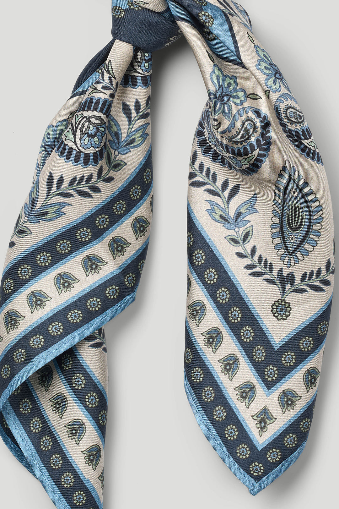 PBO PBOScarf silketørklæde, large ACCESSORIES 894 Black/Blue