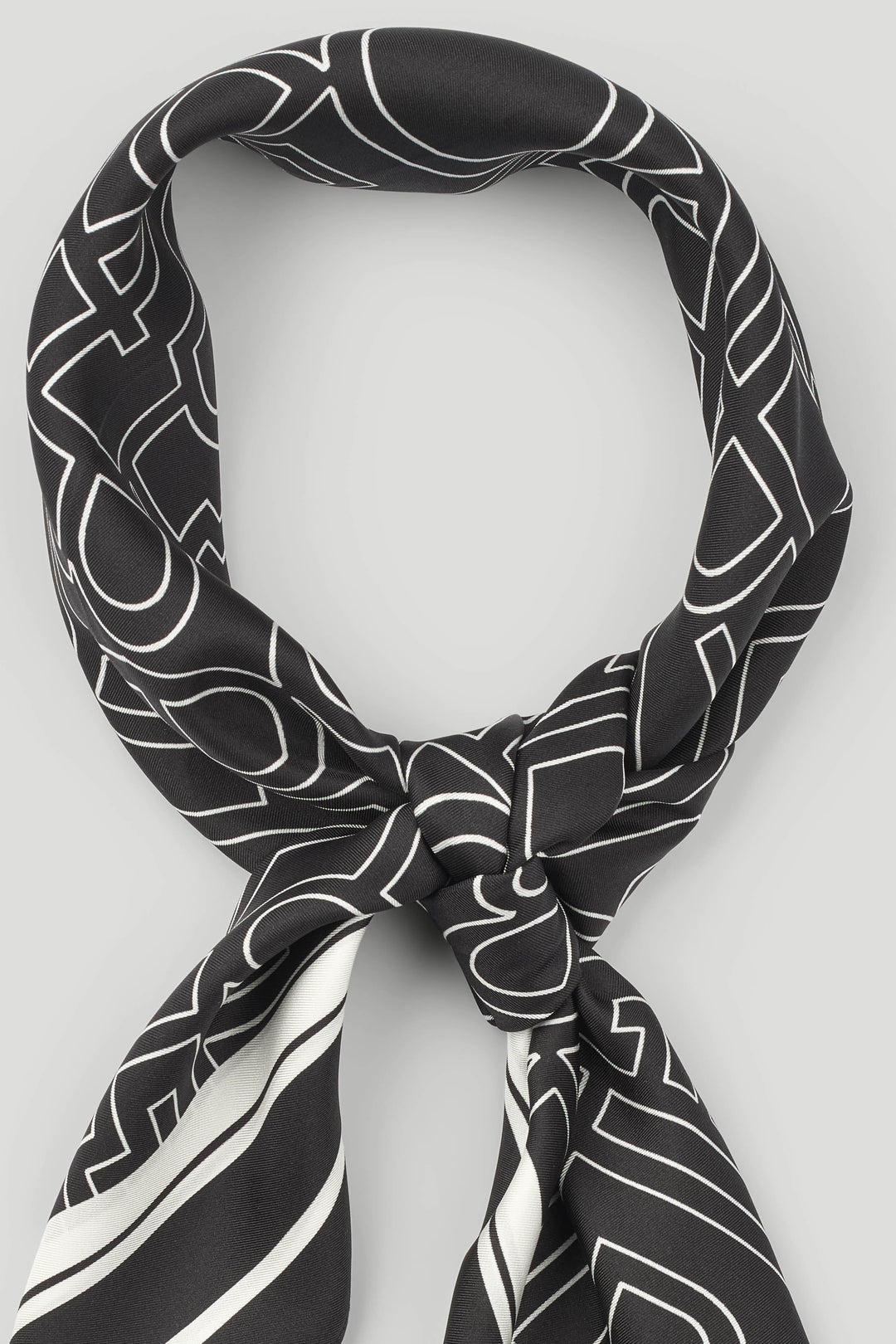 PBO PBOScarf, stort ACCESSORIES 950 Black/White