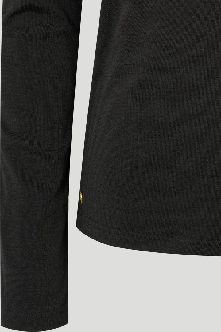 PBO PBOSeta jerseybluse med rullekrave BLOUSE Sort